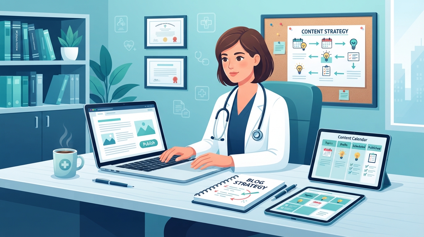 Blogging for Medical Practices: A Strategy That Works — Content Marketing article on medical marketing and healthcare design