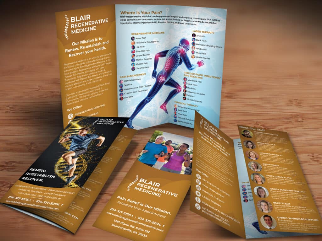 Regenerative Medicine Brochure Design — brochures design project by Graphics for Doctors